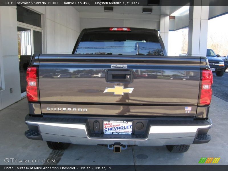 Tungsten Metallic / Jet Black 2016 Chevrolet Silverado 1500 LT Double Cab 4x4