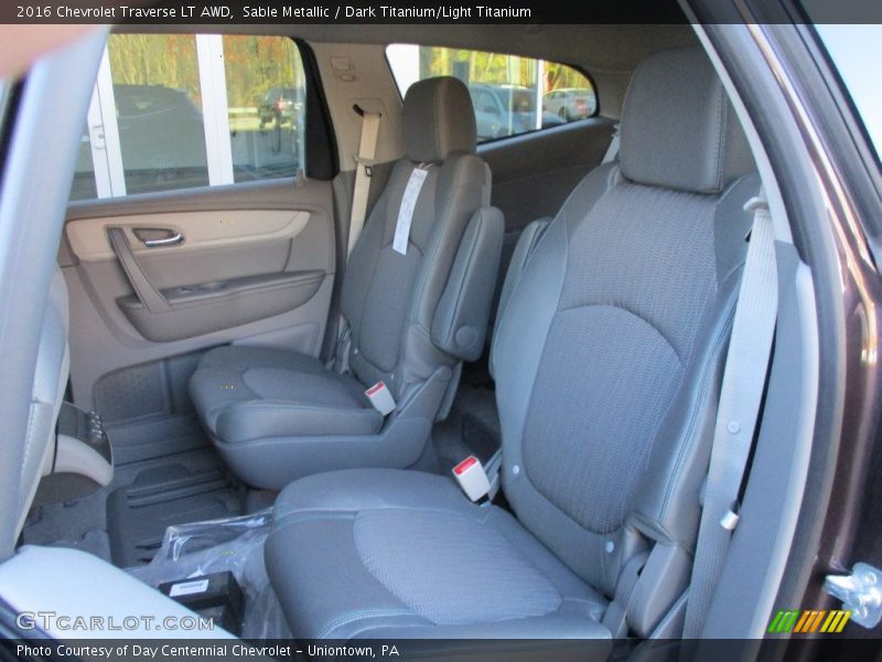 Sable Metallic / Dark Titanium/Light Titanium 2016 Chevrolet Traverse LT AWD