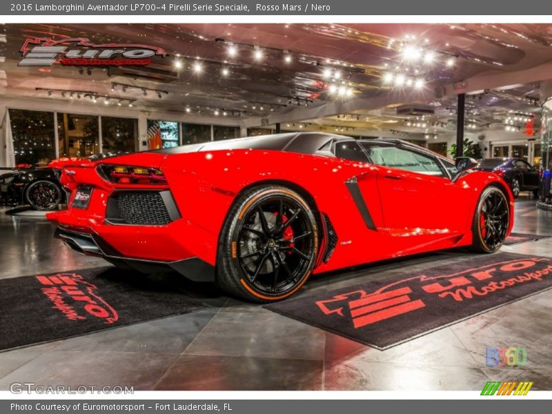 Rosso Mars / Nero 2016 Lamborghini Aventador LP700-4 Pirelli Serie Speciale