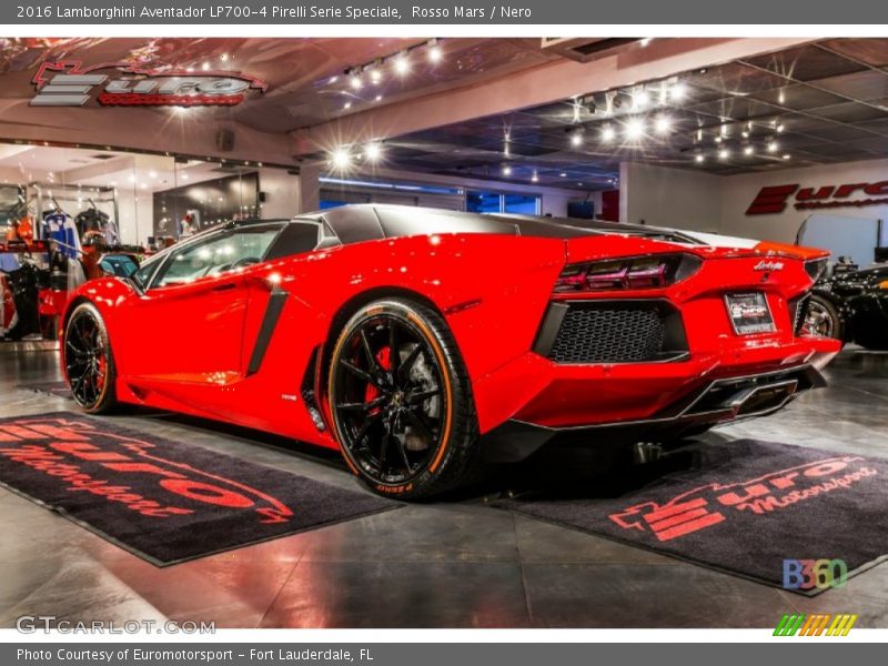 Rosso Mars / Nero 2016 Lamborghini Aventador LP700-4 Pirelli Serie Speciale