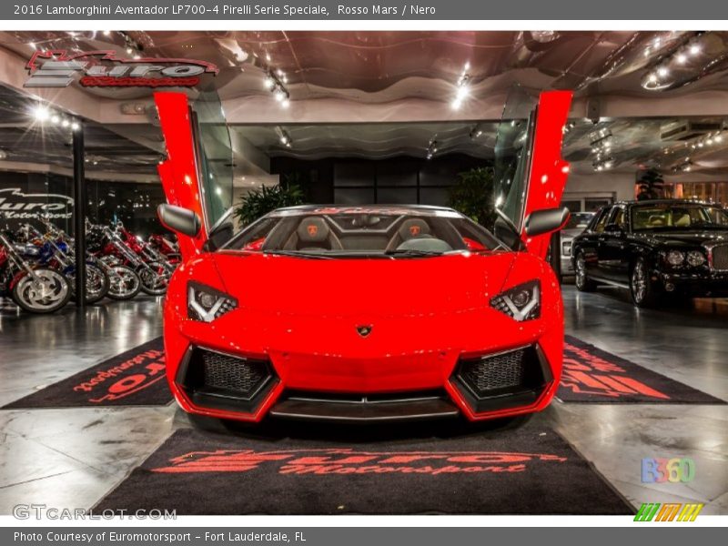 Rosso Mars / Nero 2016 Lamborghini Aventador LP700-4 Pirelli Serie Speciale