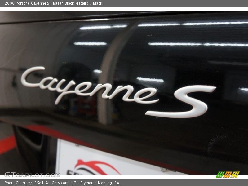Basalt Black Metallic / Black 2006 Porsche Cayenne S