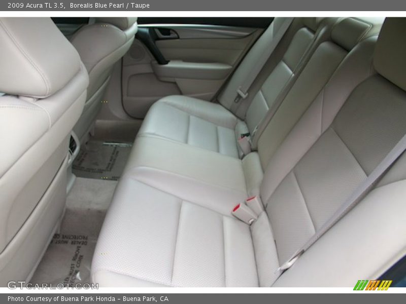 Borealis Blue Pearl / Taupe 2009 Acura TL 3.5