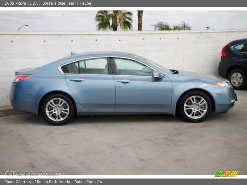 Borealis Blue Pearl / Taupe 2009 Acura TL 3.5