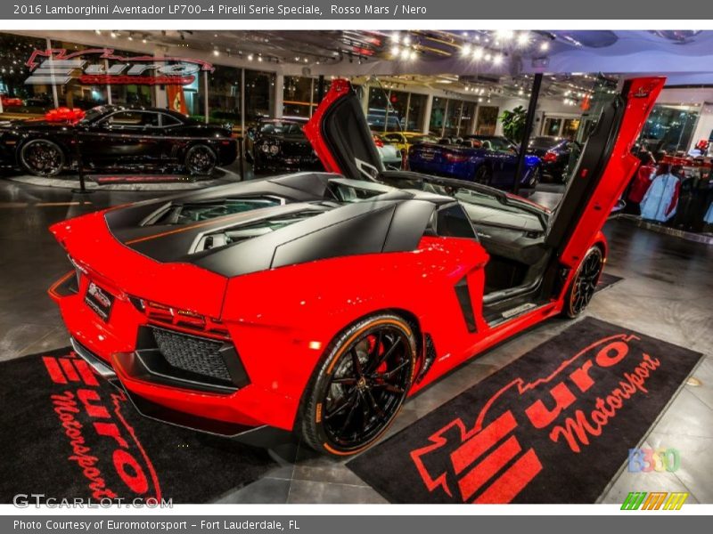 Rosso Mars / Nero 2016 Lamborghini Aventador LP700-4 Pirelli Serie Speciale