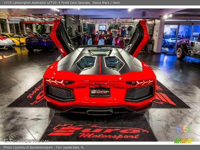 Rosso Mars / Nero 2016 Lamborghini Aventador LP700-4 Pirelli Serie Speciale