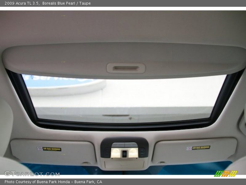 Borealis Blue Pearl / Taupe 2009 Acura TL 3.5