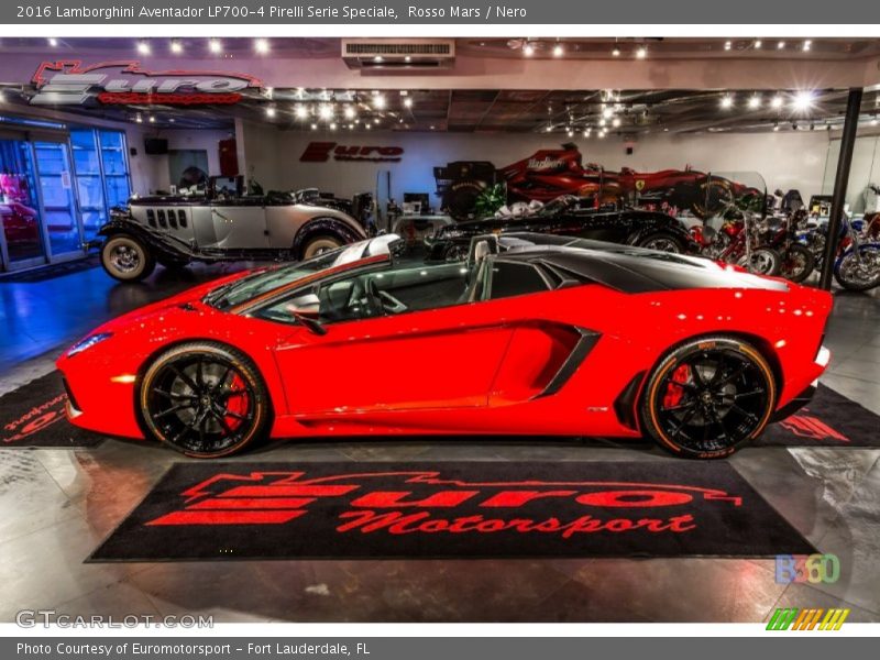Rosso Mars / Nero 2016 Lamborghini Aventador LP700-4 Pirelli Serie Speciale