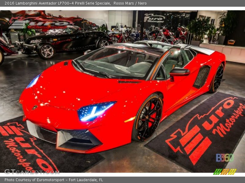 Rosso Mars / Nero 2016 Lamborghini Aventador LP700-4 Pirelli Serie Speciale