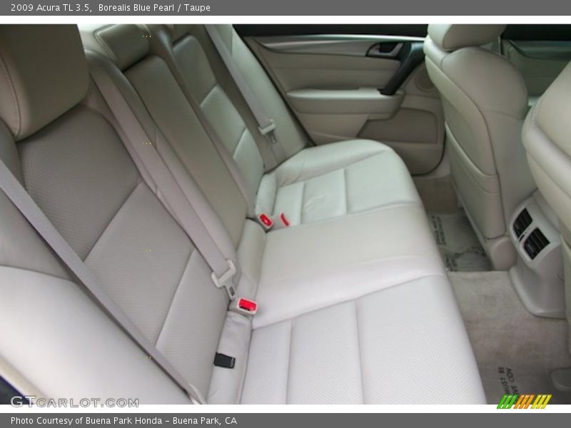 Borealis Blue Pearl / Taupe 2009 Acura TL 3.5