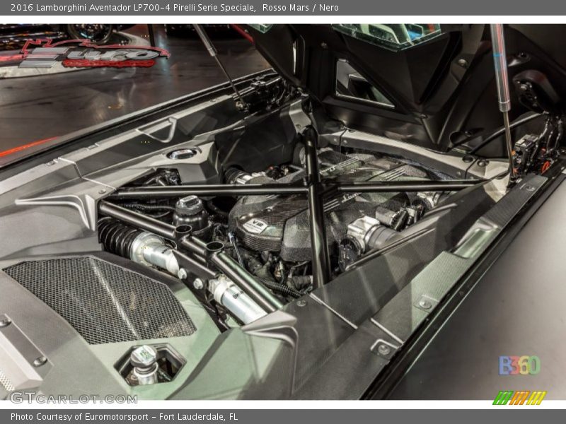 Rosso Mars / Nero 2016 Lamborghini Aventador LP700-4 Pirelli Serie Speciale