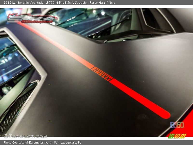 Rosso Mars / Nero 2016 Lamborghini Aventador LP700-4 Pirelli Serie Speciale