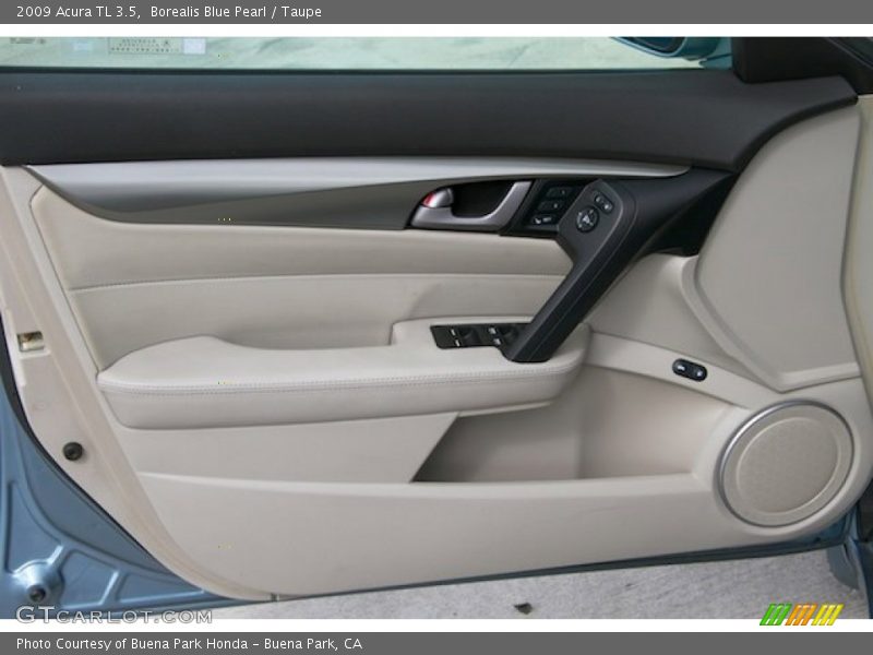 Borealis Blue Pearl / Taupe 2009 Acura TL 3.5