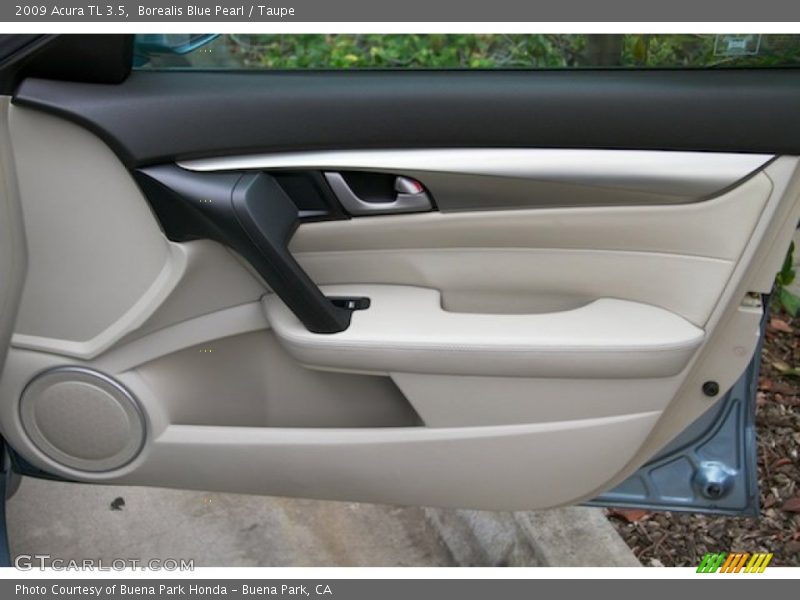 Borealis Blue Pearl / Taupe 2009 Acura TL 3.5