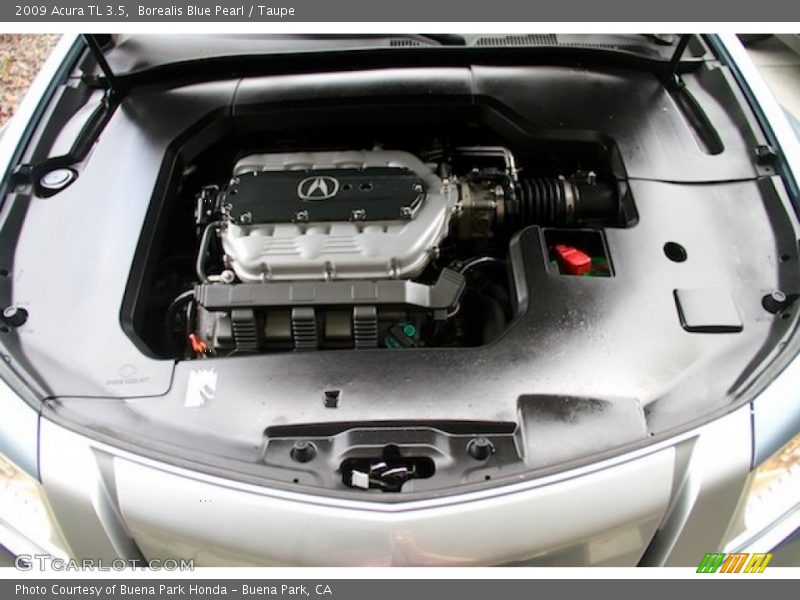 Borealis Blue Pearl / Taupe 2009 Acura TL 3.5