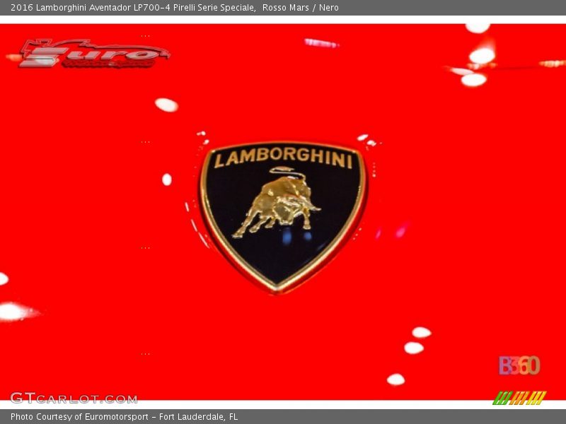 Rosso Mars / Nero 2016 Lamborghini Aventador LP700-4 Pirelli Serie Speciale