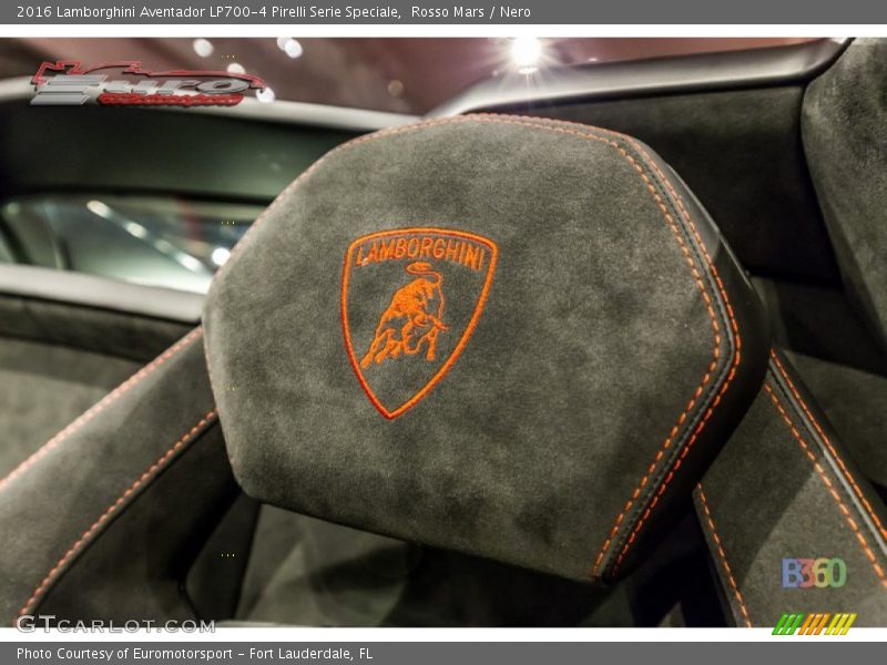 Rosso Mars / Nero 2016 Lamborghini Aventador LP700-4 Pirelli Serie Speciale