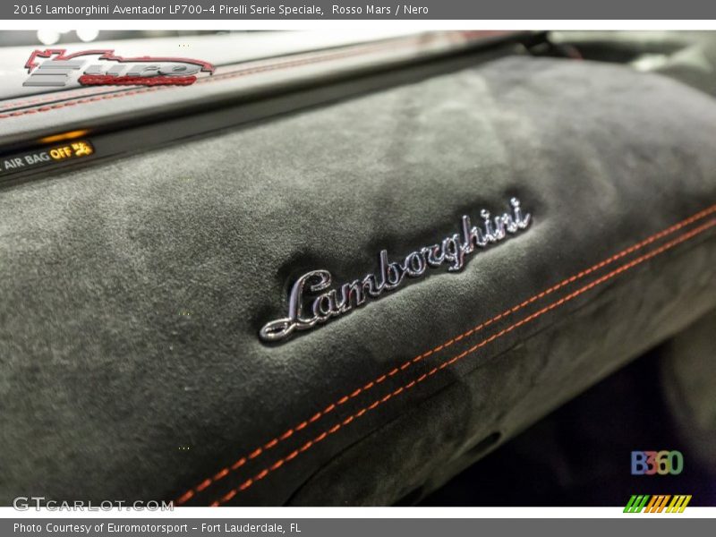 Rosso Mars / Nero 2016 Lamborghini Aventador LP700-4 Pirelli Serie Speciale