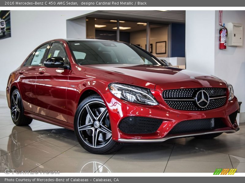 Front 3/4 View of 2016 C 450 AMG Sedan