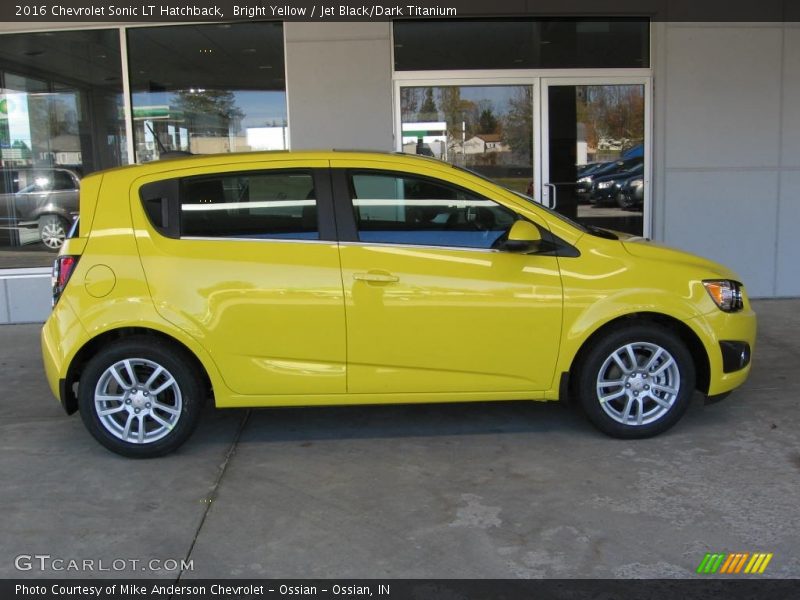  2016 Sonic LT Hatchback Bright Yellow