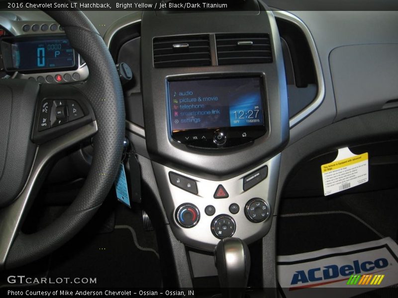 Bright Yellow / Jet Black/Dark Titanium 2016 Chevrolet Sonic LT Hatchback