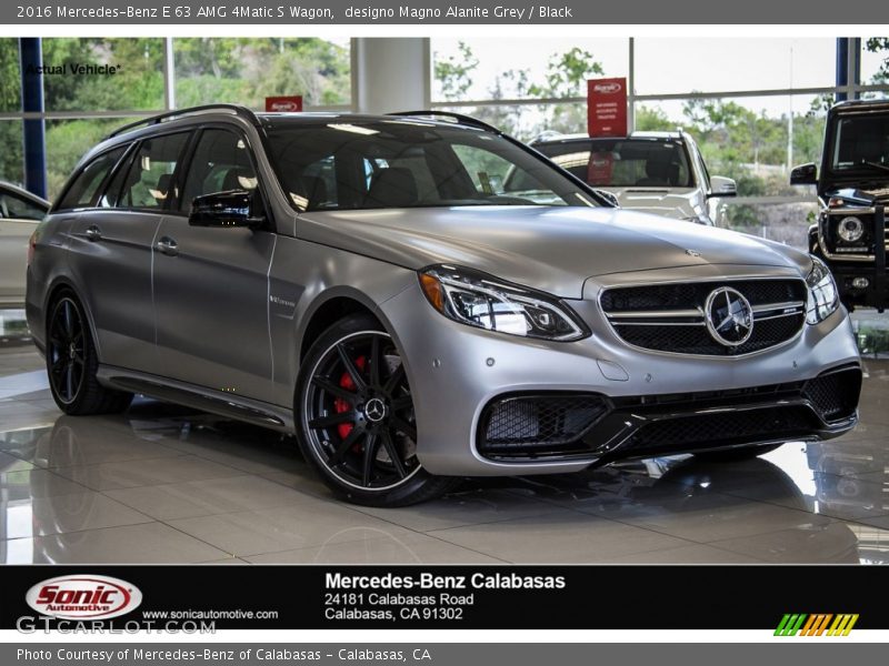 designo Magno Alanite Grey / Black 2016 Mercedes-Benz E 63 AMG 4Matic S Wagon