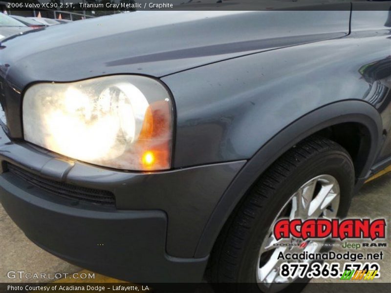 Titanium Gray Metallic / Graphite 2006 Volvo XC90 2.5T