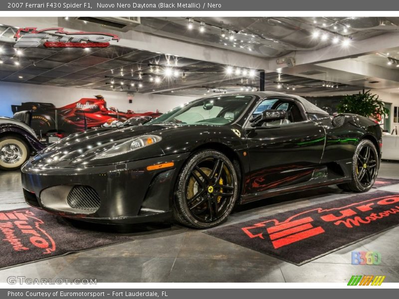 Nuovo Nero Daytona (Black Metallic) / Nero 2007 Ferrari F430 Spider F1