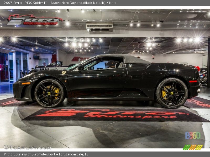 Nuovo Nero Daytona (Black Metallic) / Nero 2007 Ferrari F430 Spider F1