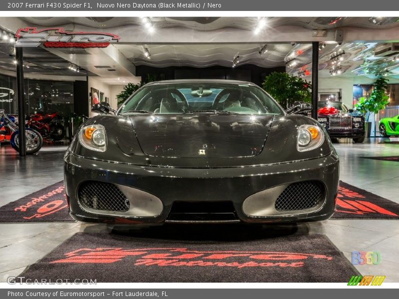 Nuovo Nero Daytona (Black Metallic) / Nero 2007 Ferrari F430 Spider F1
