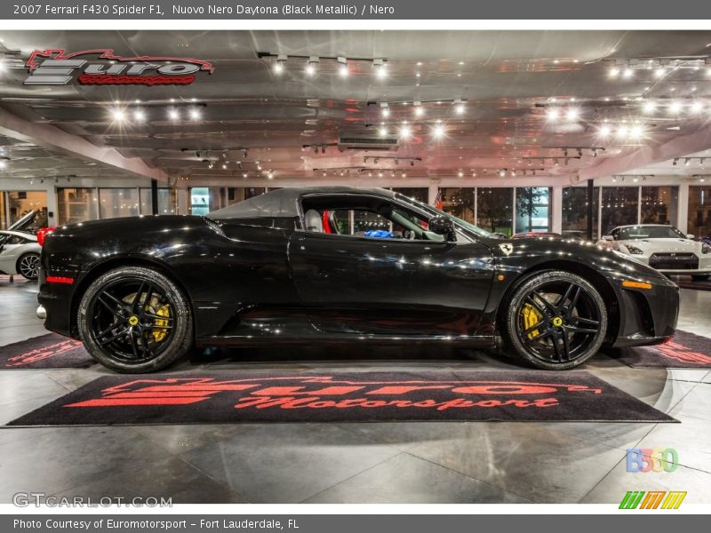 Nuovo Nero Daytona (Black Metallic) / Nero 2007 Ferrari F430 Spider F1