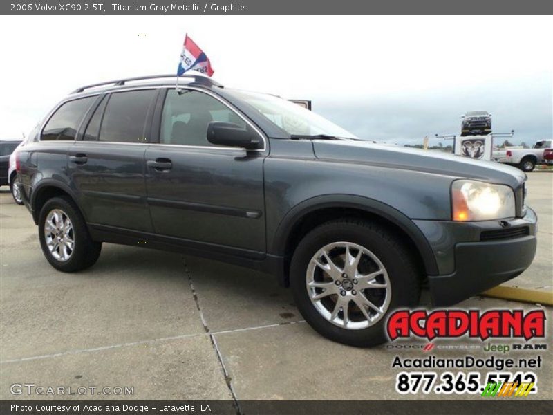 Titanium Gray Metallic / Graphite 2006 Volvo XC90 2.5T
