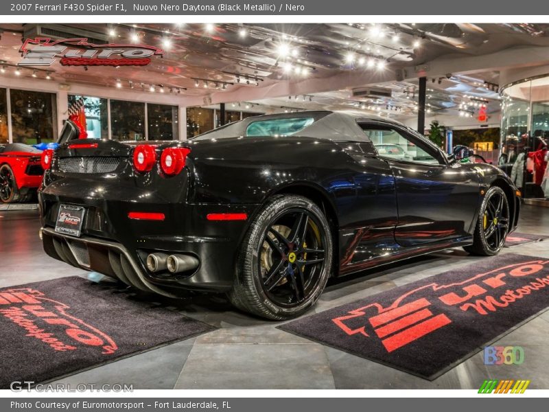 Nuovo Nero Daytona (Black Metallic) / Nero 2007 Ferrari F430 Spider F1