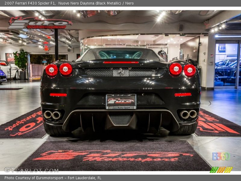 Nuovo Nero Daytona (Black Metallic) / Nero 2007 Ferrari F430 Spider F1