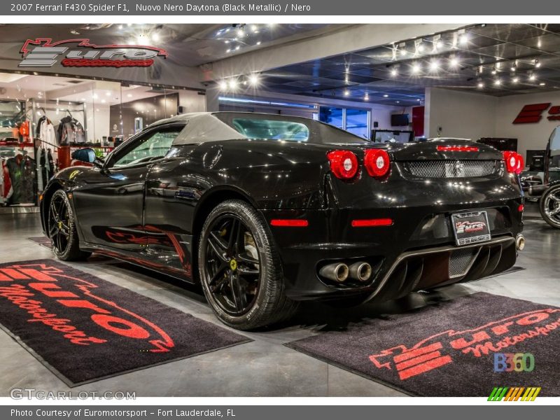 Nuovo Nero Daytona (Black Metallic) / Nero 2007 Ferrari F430 Spider F1