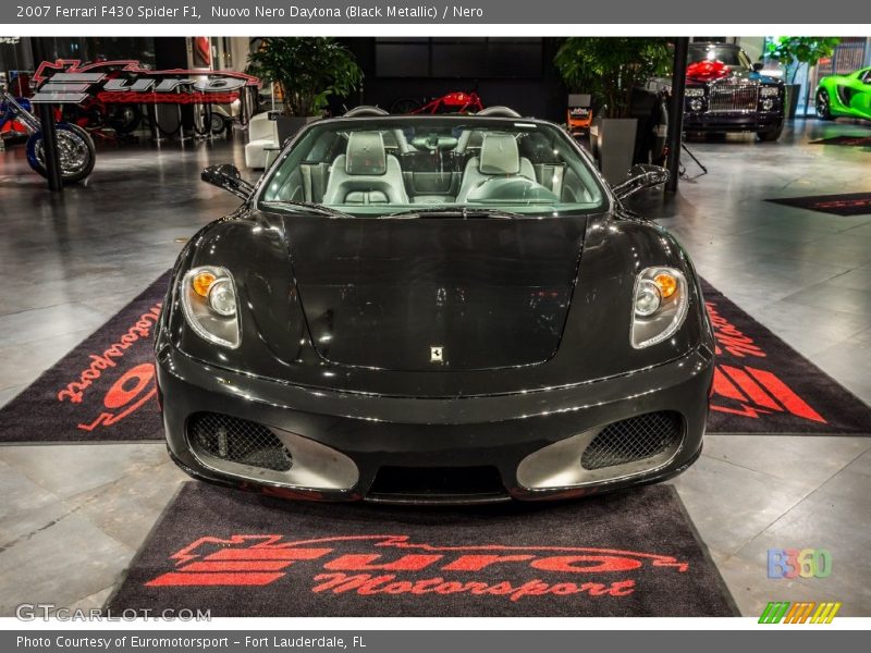 Nuovo Nero Daytona (Black Metallic) / Nero 2007 Ferrari F430 Spider F1