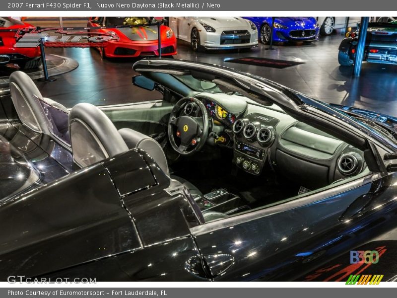 Nuovo Nero Daytona (Black Metallic) / Nero 2007 Ferrari F430 Spider F1