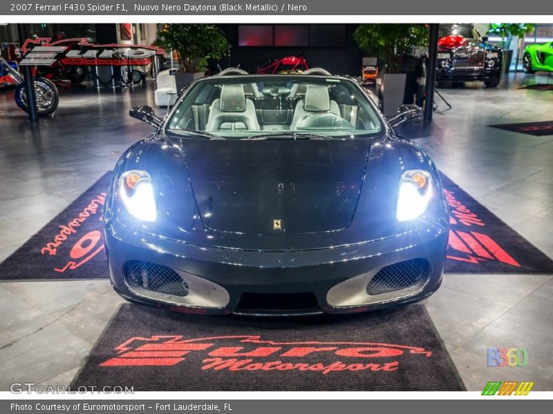 Nuovo Nero Daytona (Black Metallic) / Nero 2007 Ferrari F430 Spider F1