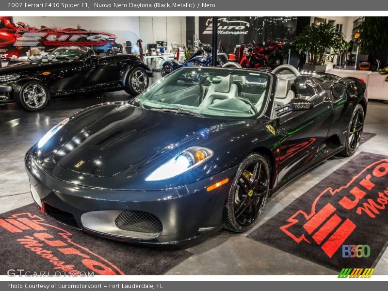 Nuovo Nero Daytona (Black Metallic) / Nero 2007 Ferrari F430 Spider F1