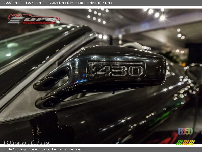 Nuovo Nero Daytona (Black Metallic) / Nero 2007 Ferrari F430 Spider F1