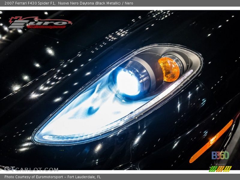 Nuovo Nero Daytona (Black Metallic) / Nero 2007 Ferrari F430 Spider F1