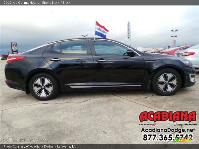 Ebony Black / Black 2012 Kia Optima Hybrid