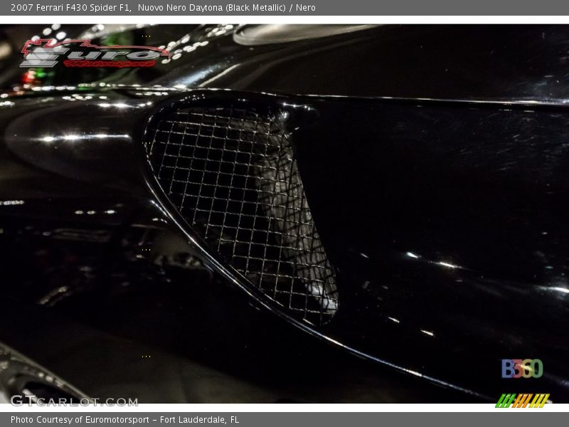 Nuovo Nero Daytona (Black Metallic) / Nero 2007 Ferrari F430 Spider F1