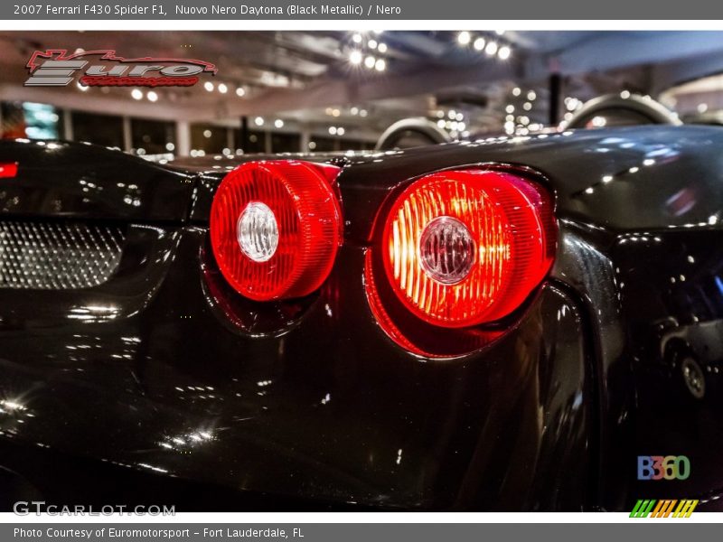 Nuovo Nero Daytona (Black Metallic) / Nero 2007 Ferrari F430 Spider F1