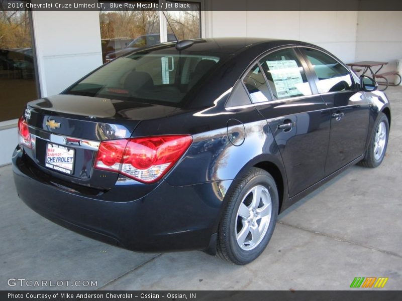 Blue Ray Metallic / Jet Black 2016 Chevrolet Cruze Limited LT