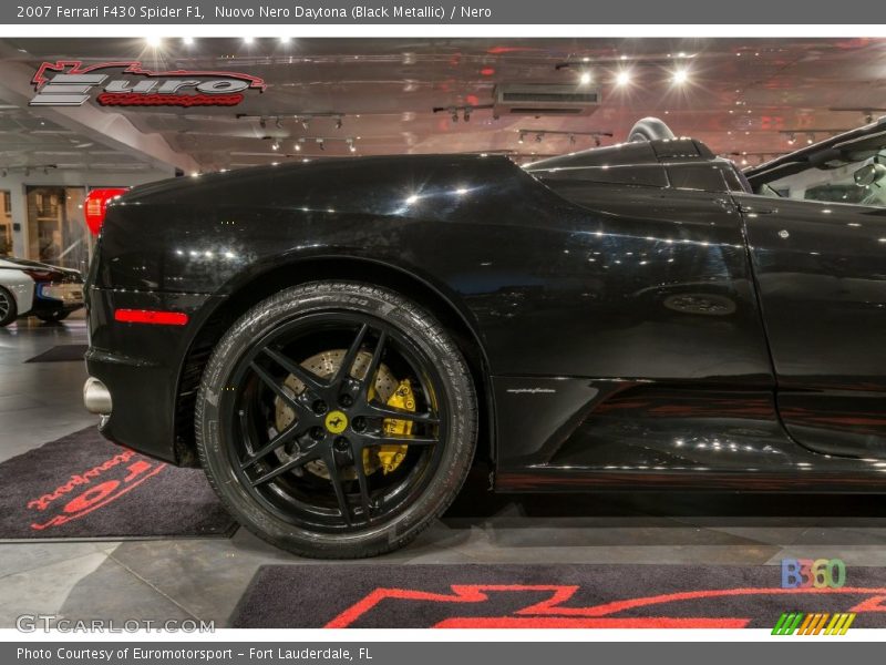 Nuovo Nero Daytona (Black Metallic) / Nero 2007 Ferrari F430 Spider F1