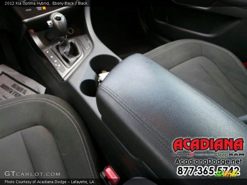 Ebony Black / Black 2012 Kia Optima Hybrid