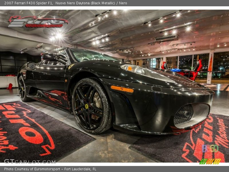 Nuovo Nero Daytona (Black Metallic) / Nero 2007 Ferrari F430 Spider F1
