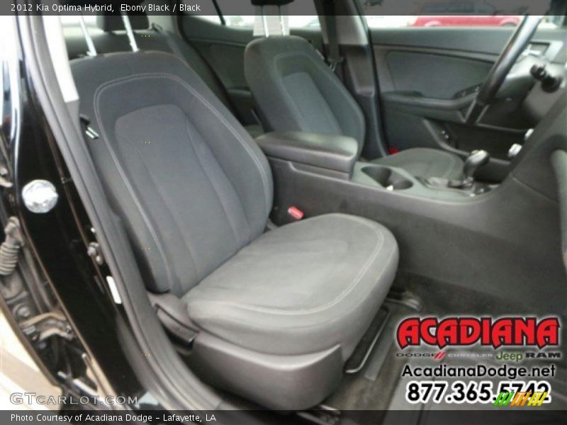 Ebony Black / Black 2012 Kia Optima Hybrid