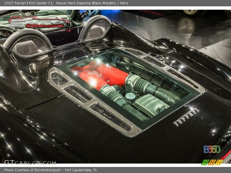 Nuovo Nero Daytona (Black Metallic) / Nero 2007 Ferrari F430 Spider F1